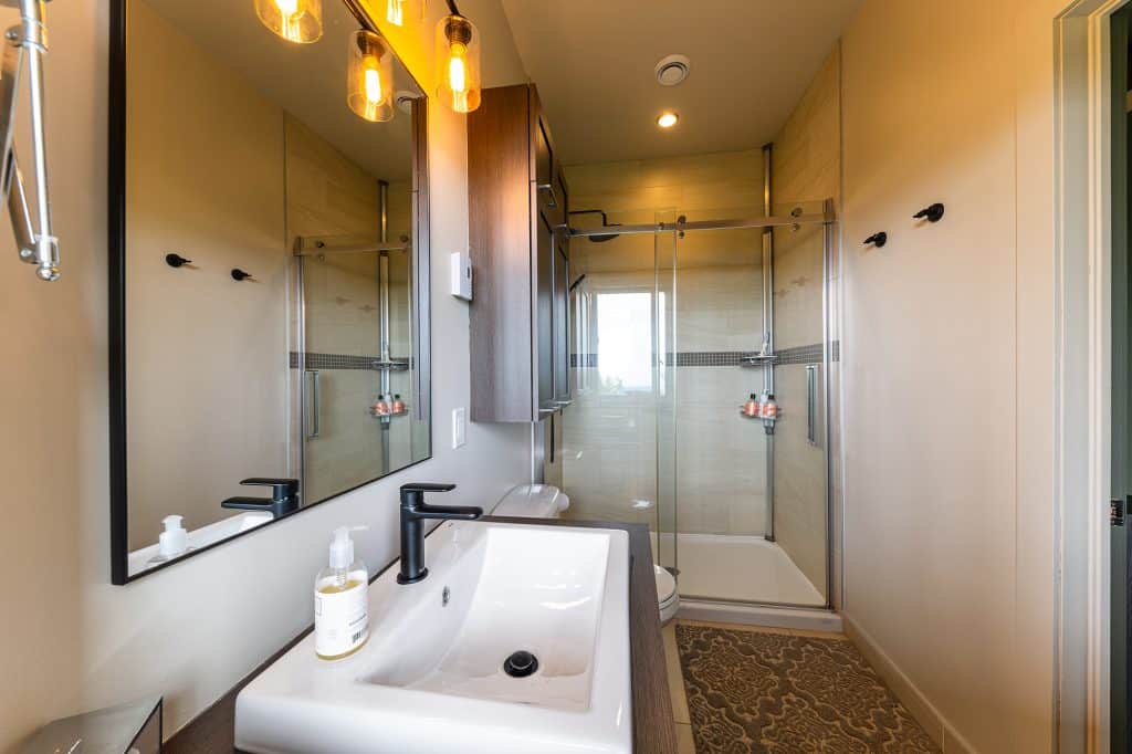 Salle de bain ch verte